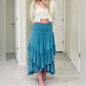 NWT Free People boho skirt that converts to a dress